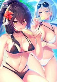 ร้อนรักเหล่าสาวเรือ [Ukatsu de wa Nai (noukatu, Minase Kuru)] Azuren Swimsuit (Azur Lane)