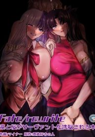 ถ้าขอร้องก็อาจจะช่วยก็ได้นะ [Hyoui Lover (Minor)] Fate rewrite Rin to Sakura ga Servant-ka Sennou Sareru Hon Rin and Sakura Brainwashing Book