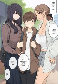 ผมถูกโอเน่ซังสองคนจู่โจม [Wakamatsu] Megumi-tai choshin onesan-tachi ni ryosoku kara puresu sa rete nige rarenai sekkusu (2)