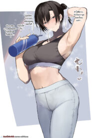 กดพี่สาวเทรนเนอร์หน้าล็อคเกอร์ [Okyou] Gym no Yasashii Instructor no Onee-san ga Boku no koto o Kinikakete Kureru E [Colorized]