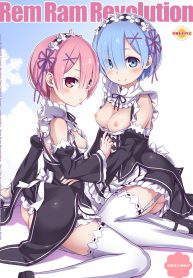 ทำกับฉันมากกว่านี้ (C90) [CHILLED HOUSE (Aoi Kumiko)] Rem Ram Revolution (ReZero kara Hajimeru Isekai Seikatsu) (2)