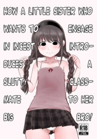 น้องสาว แนะนำเพื่อน [Mimamori-tei (Mimamoriencyo)] How a Little Sister who Wants to Engage in Incest Introduces a Slutty Classmate to her Big Bro!