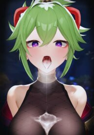 บริการพิเศษของชิโนบุ | [Terebi] Kuki Shinobu no Gohoushi Fella CG-shuu (Genshin Impact)
