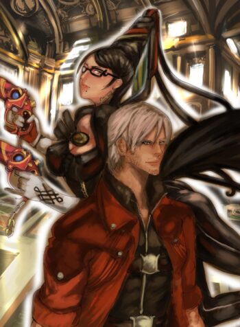 บาโยเน็ตต้า x ดันเต้ Bayonetta [Tnt-Nameless03] Bayonetta vs Dante (2)