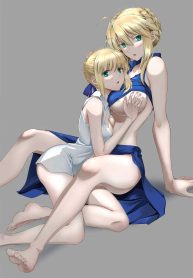 ปัญหาของเซเบอร์ [CRAZY CLOVER CLUB (Kuroha Nue)] Saber no Natsuyasumi (SABER COMPLEX) (Fate stay night)
