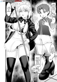 ย้อนวัยกลับไปเย็ดเมดอัลเทอร์ [Ankoman] Maid Alter, Shinji no Mae ni Shoukan sareru… (Fate/Grand Order)
