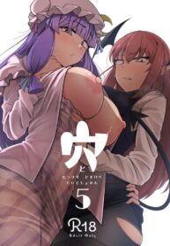 รูสุดลามกของสาวห้องสมุดสุดยิ่งใหญ่ [Jikahatsudensho (flanvia)] Ana to Muttsuri Dosukebe Daitoshokan 5 | The Hole and the Closet Perverted Unmoving Great Library 5 (Touhou Project)