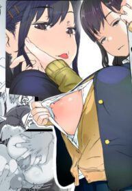 เกือบเข้าซังเตเพราะมีลูกสาวมาโชว์นมบนรถไฟ [Komatsuna Salad (Hazuki Ten)] Tsuukin Densha de Oppai o Mise ni Kuru Musume ga Ite Komattemasu